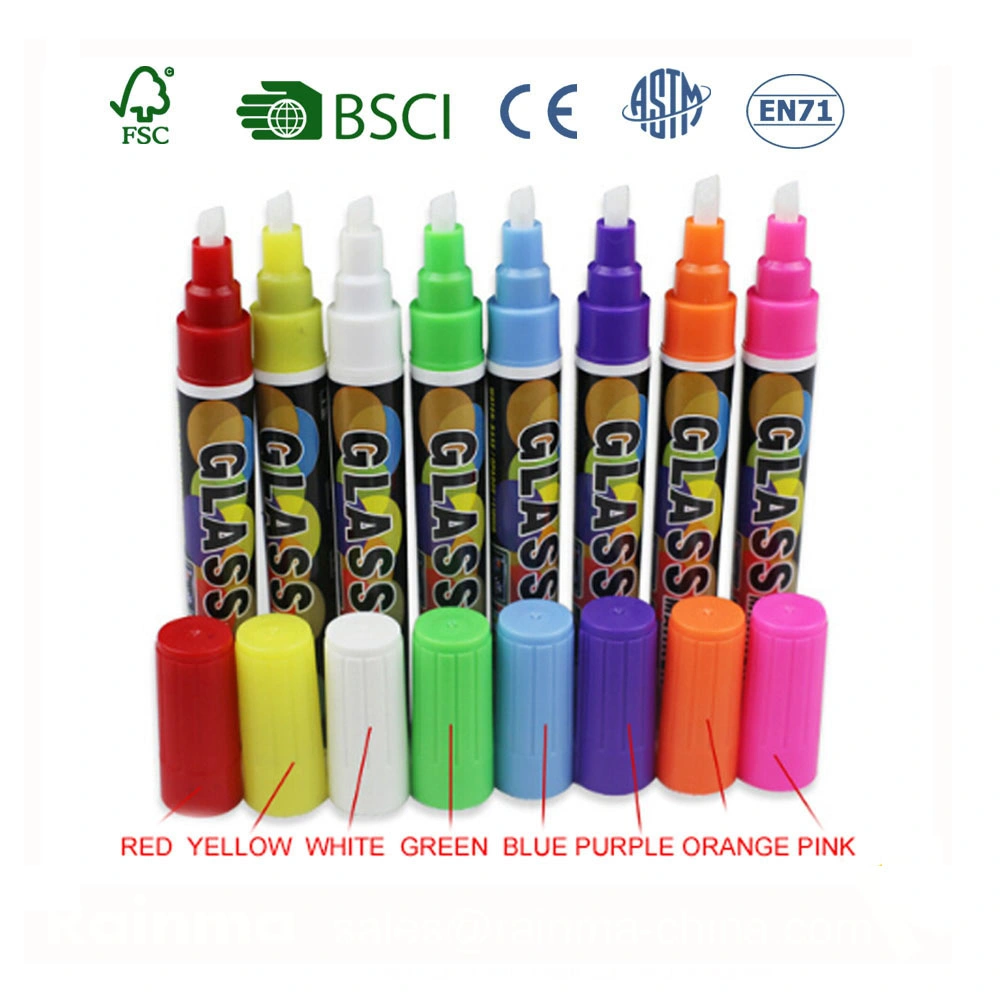 Window Chalk Marker Pen for Glass Car and LED Board