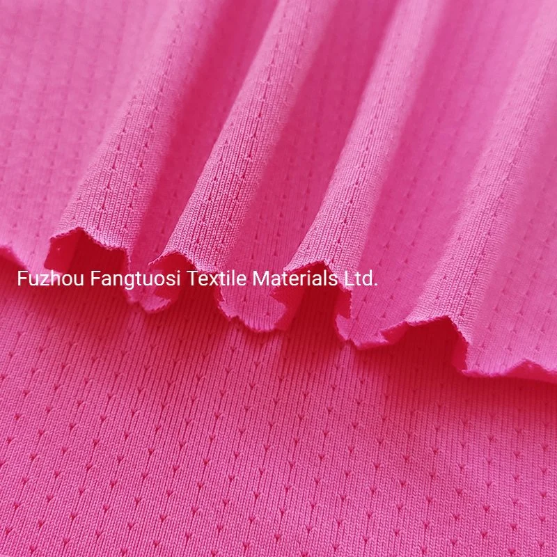 Upf 50+ Solid Color Polyester Elastane Athletic Wicking Jersey Fabric for Sportwear