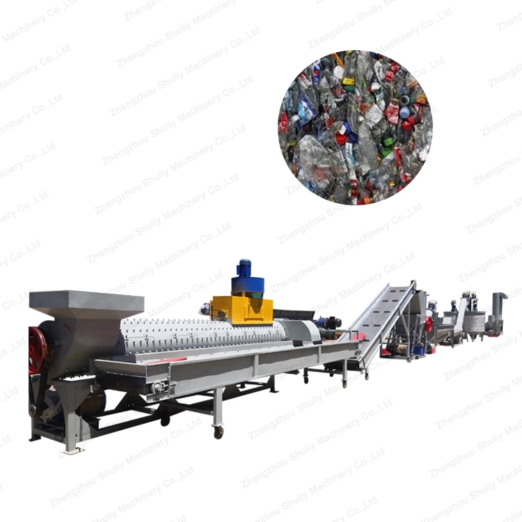 Pet Bottles Recycling Line/Recycled Pet Bottle Granulating Machine/Pet Recycling Washing Line