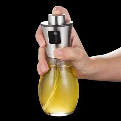 BBQ Tool Kitchen Glass Barbecue Seasoning Bottle Oil Vinegar Spray Bottle