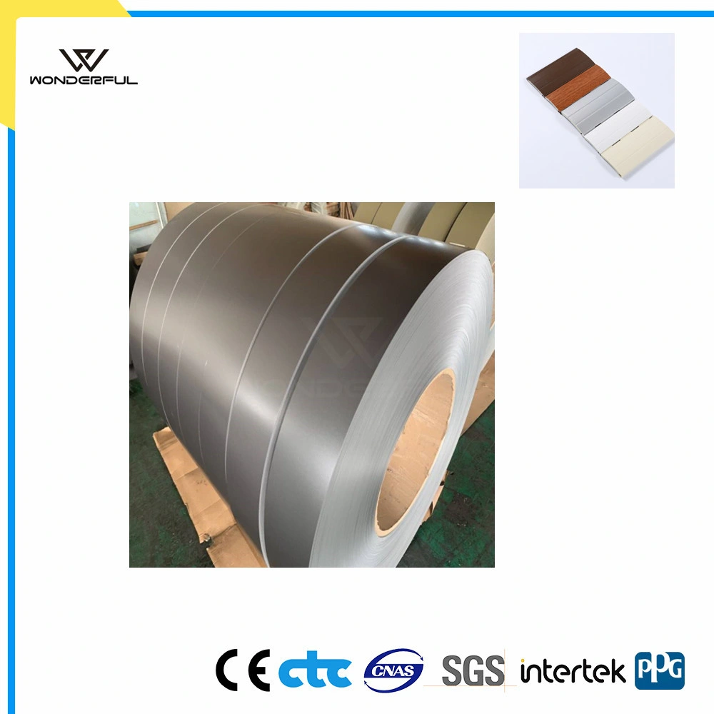 3105 Wooden Gain Color Pupa Aluminum Strip for Rolling Shutter Door