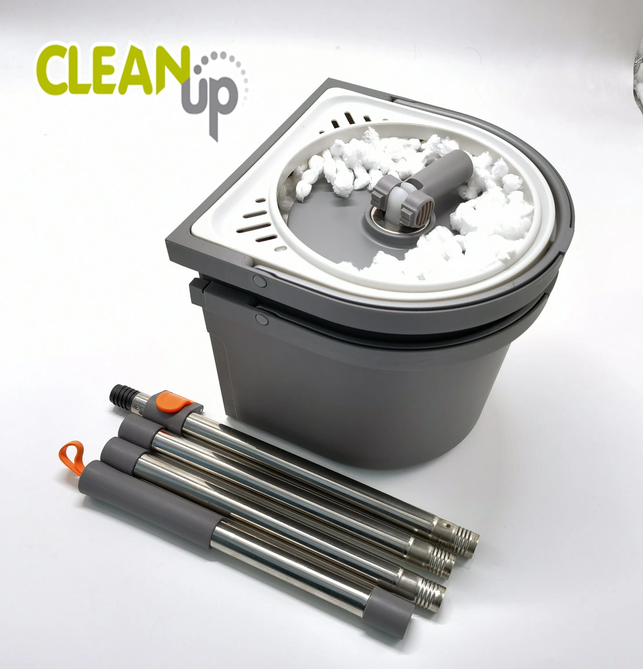 Design flexível de 2 em 1 compacta da Caçamba Removível Spin Mop Tornado Mop Smart Magic Mop