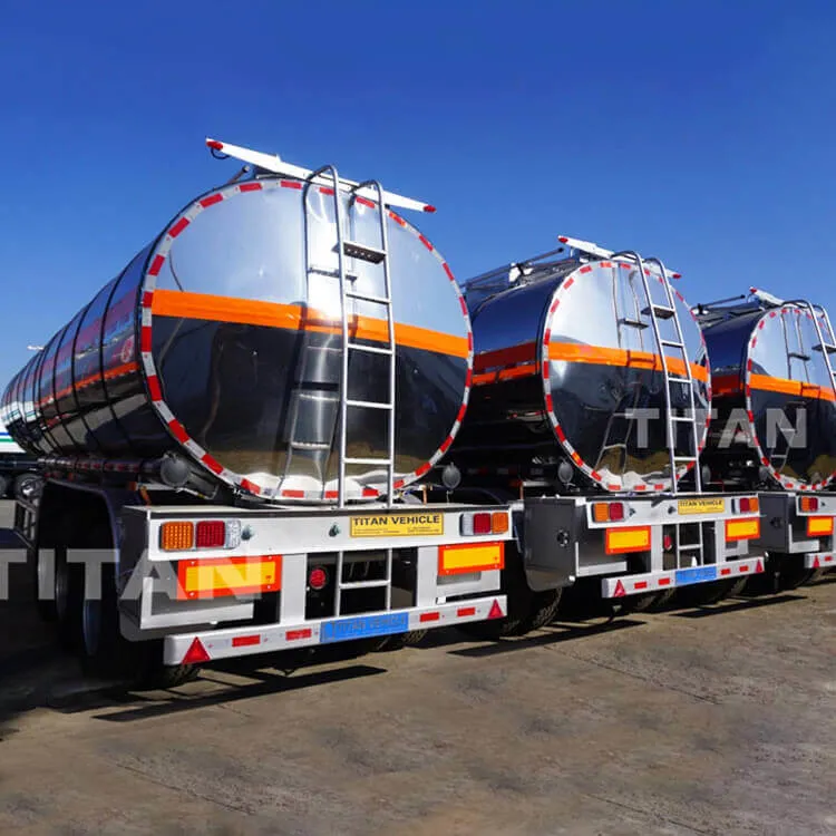 40000 45000 50000 Liters 40-50m3 Oil Fuel Tanker Trailers Diesel Petrol Stainless Steel Gasoline Aluminum Semi Trailer Truck