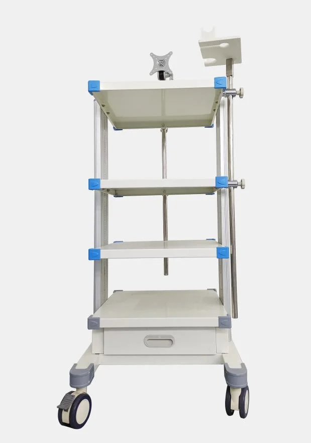 Hospital Medical Camera Display Mobile Trolley Cart