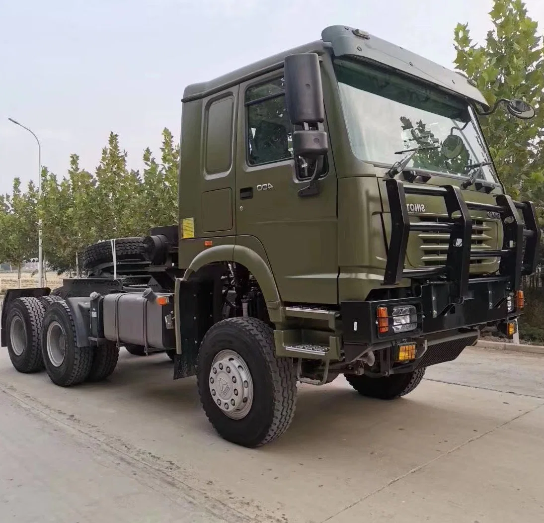 Preço baixo Sinotruk HOWO novo Weichai Diesel GNC 10 Wheeler Trator de cabeçote do semitramador de reboque 4X2 6X4 400HP de serviço pesado 430HP Camião