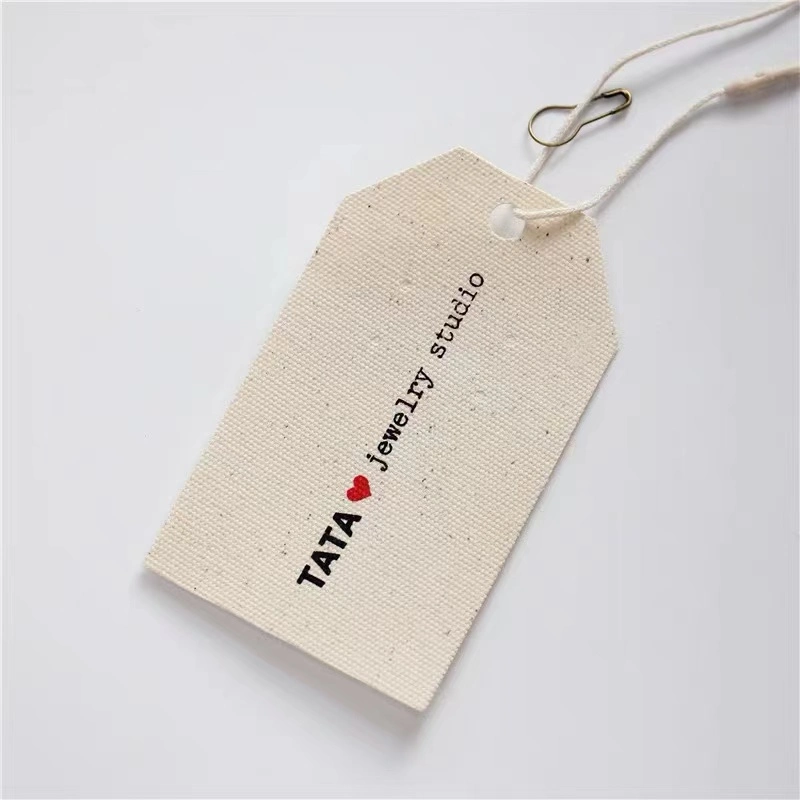 Garment Clothes Tags Labels Hangtag for Clothing Luxury Customized Printed Brand Logo Garment Swing Tag