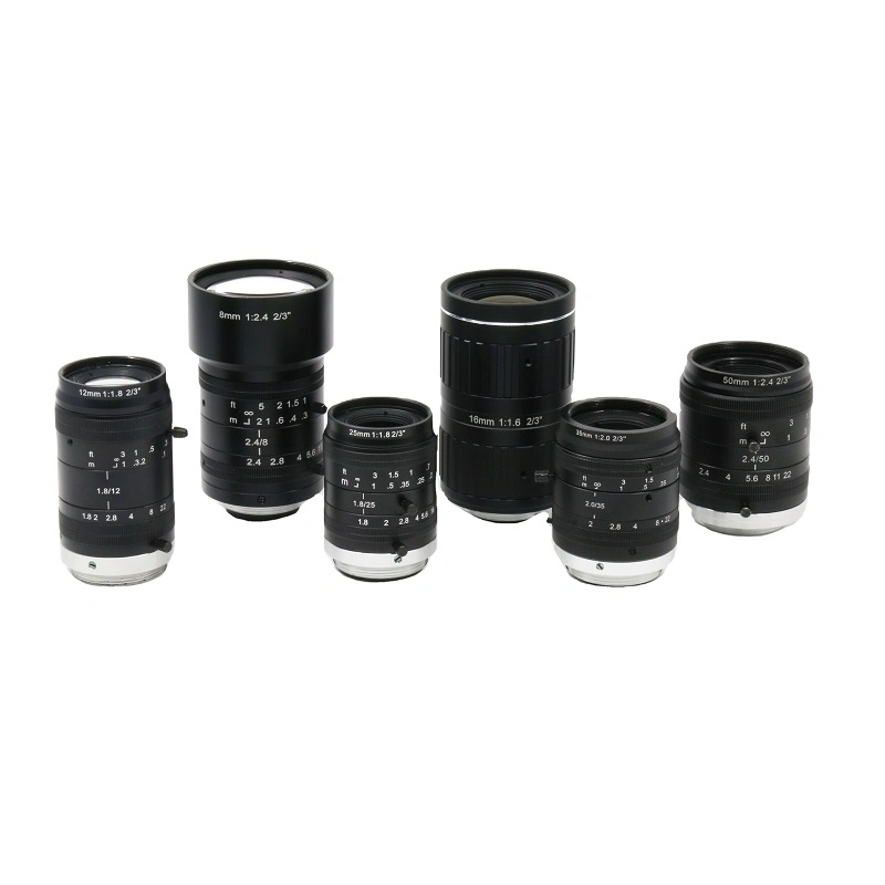 F2.8 25mm 1.1" 20MP C Mount Industrial Camera Machine Vision Lens