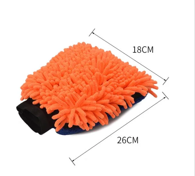 OEM Size Microfiber Car Clean Gloves Car Wash Mitt