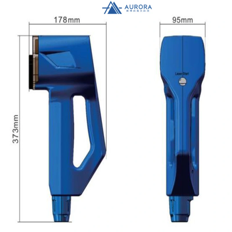 Aurora caliente láser Máquina de limpieza láser vendedor 100-200W