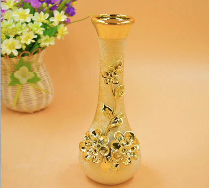 DIY European Fashion Ceramic Flower Vase Home Decoration Small Ceramic Vases