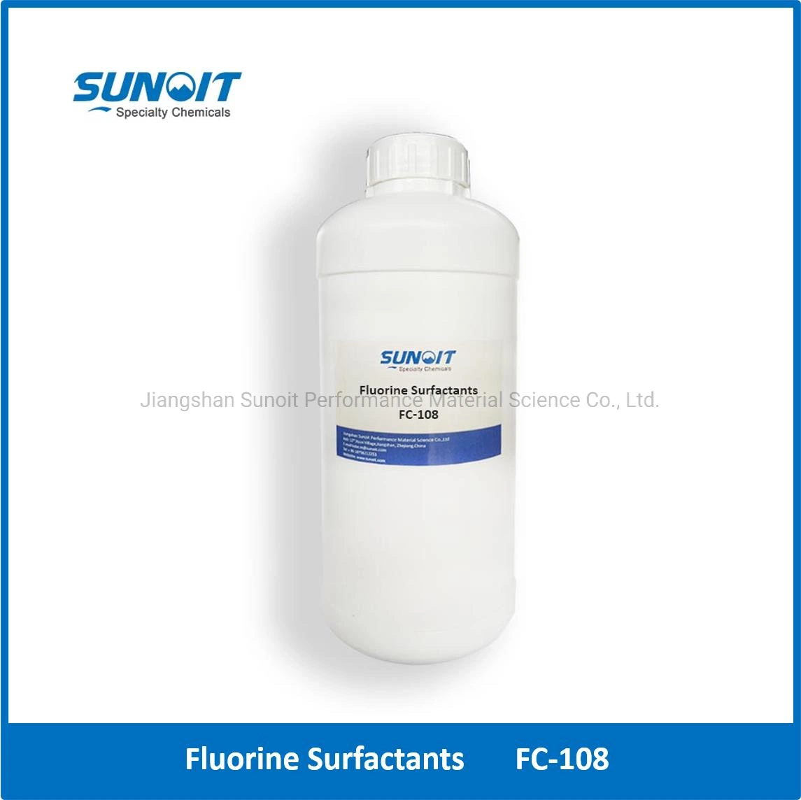 Tawny Transparent Liquid Fluoro Surfactants, Solid Content 95%