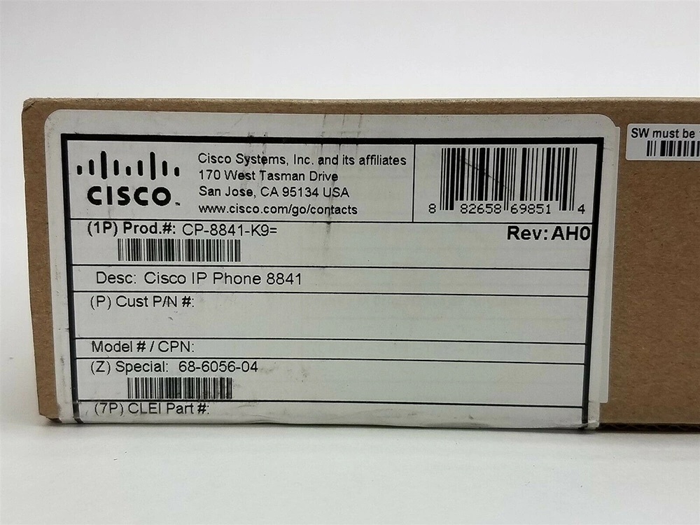 Cisco CP-8821-K9-Bun Unified Wireless IP Phone 8821 Paquete de modo mundial de teléfonos IP Office