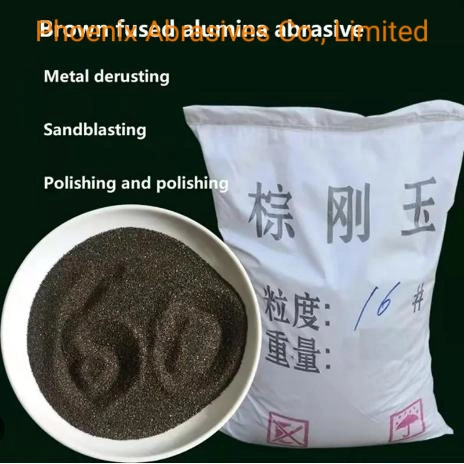 Phoenix Abrasives Brown Fused Alumina/Brown Aluminium Oxide/Bfa Grains for Abrasives