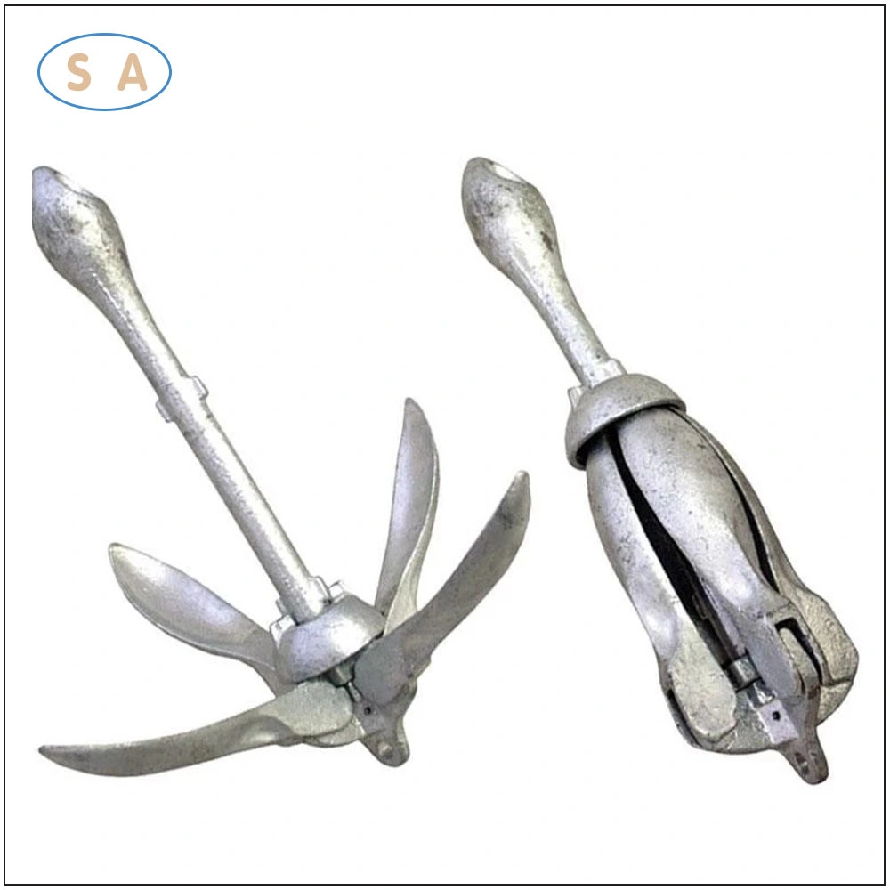 Hot Dipped Galvanized Grapnel Boat Folding Anchor