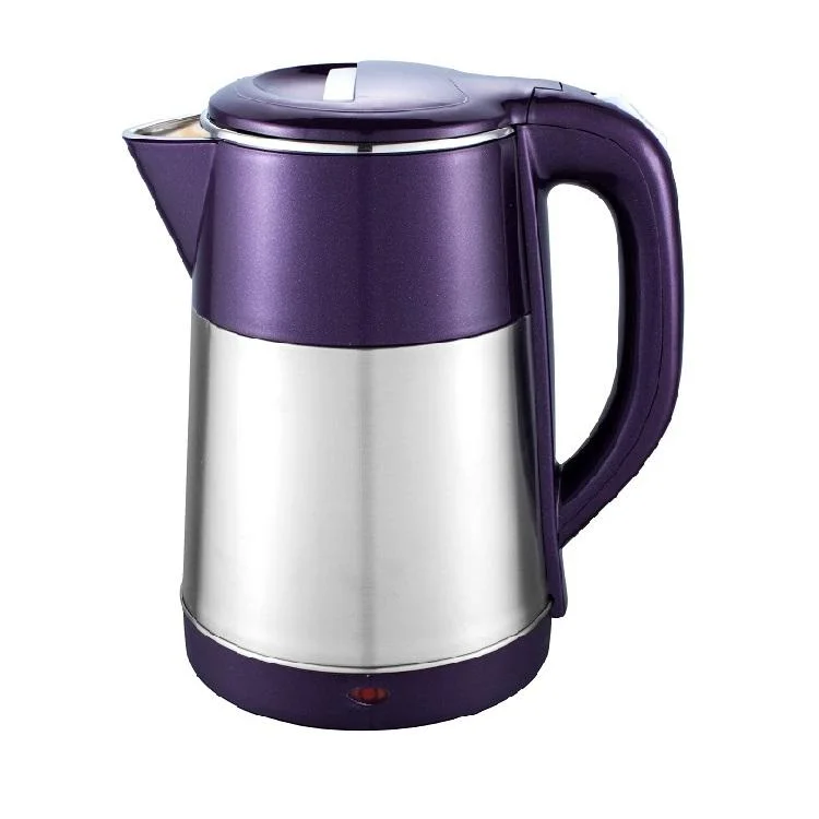 Hot Selling 1500W 2.5L Colorful Stainless Steel Cordless Portable Travel Portable Electric Kettle Small