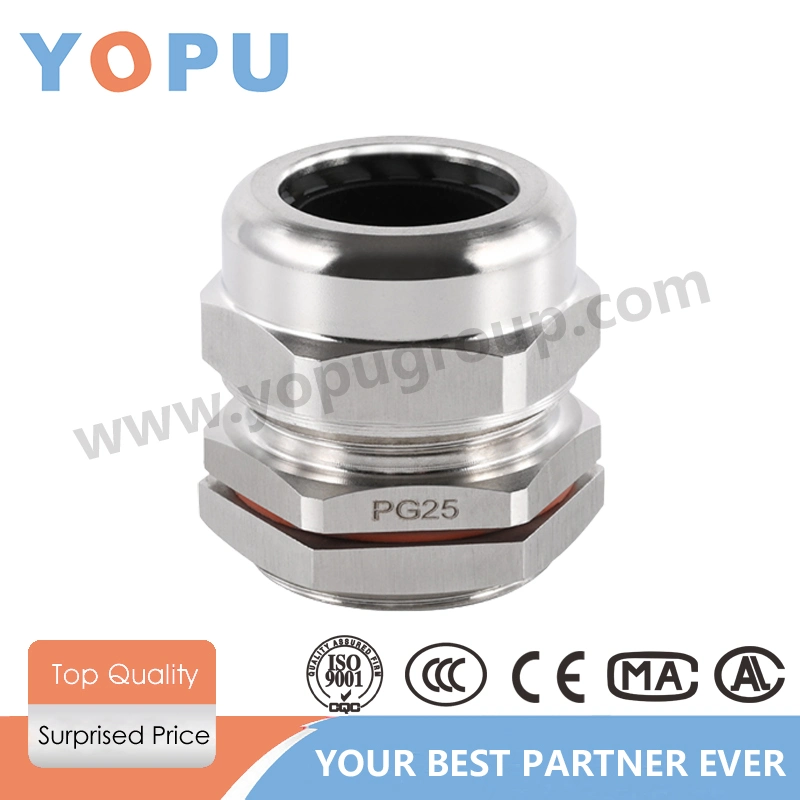 IP68 Waterproof Multiple Hole Pg7-Pg63 M8-M100 Thread Size Cable Gland Brass Metal Cable Glands