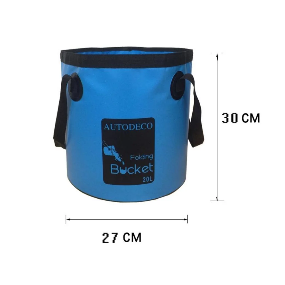 Collapsible Bucket Portable Wash Basin Camping Fishing Hiking 5 Gallon Wbb20615