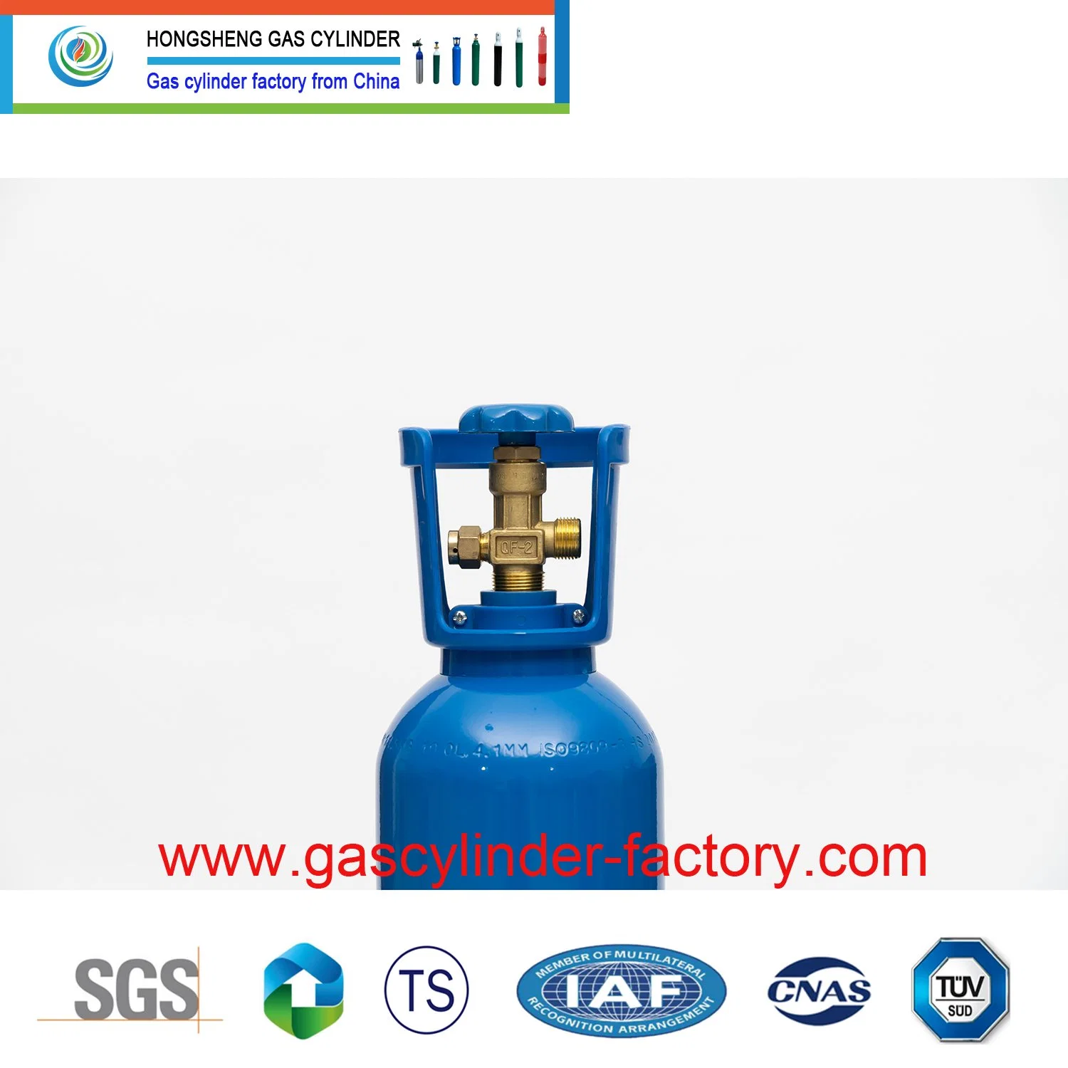 Wholesale 2023 Custom New Design Seamless Steel O2 CO2 Industrial Gas Cylinder