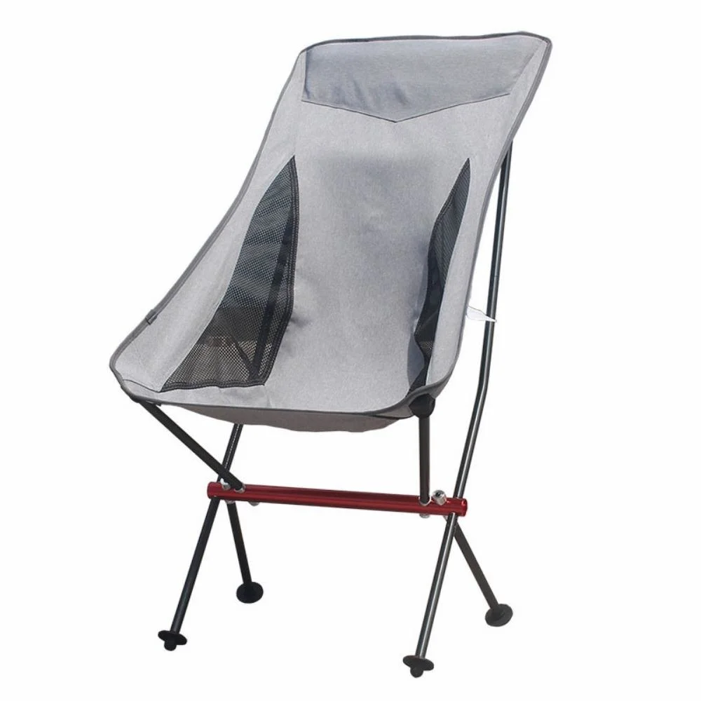 Camping Tabouret pliant portatif Fauteuil inclinable léger Chaise haute randonnée Heavy Duty 300lbs capacité compact pour les voyages de camping en plein air BL20301