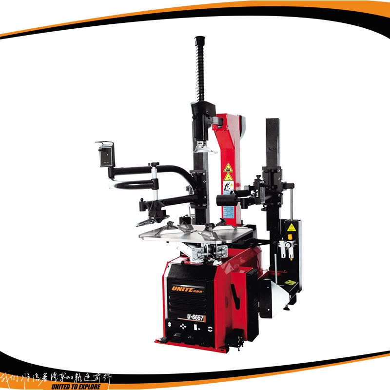Unite Tilting Back Tire Changer with Dual Help Arm System Tyre Repair Machine U-6657