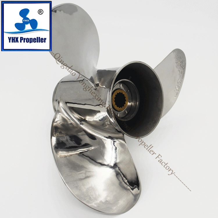 13 1/2X14 Stainless Steel Boat Motor Propeller Matched for YAMAHA with Wholesale Price