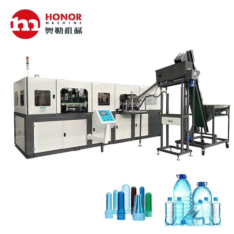 Semi Automatic Plastic Bottle Oil Shampoo Detergent Carbonated Drink Juice Drinking Water Beverage Blowing Making Machine Pet Stretch Blow Molding Blower