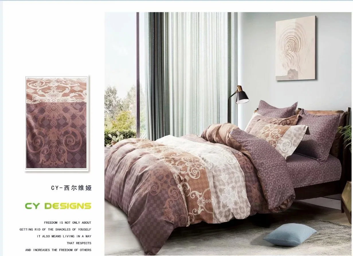 3 en 1, 4 en 1 ropa de cama de algodón suave de calidad de lujo Comforter sensación