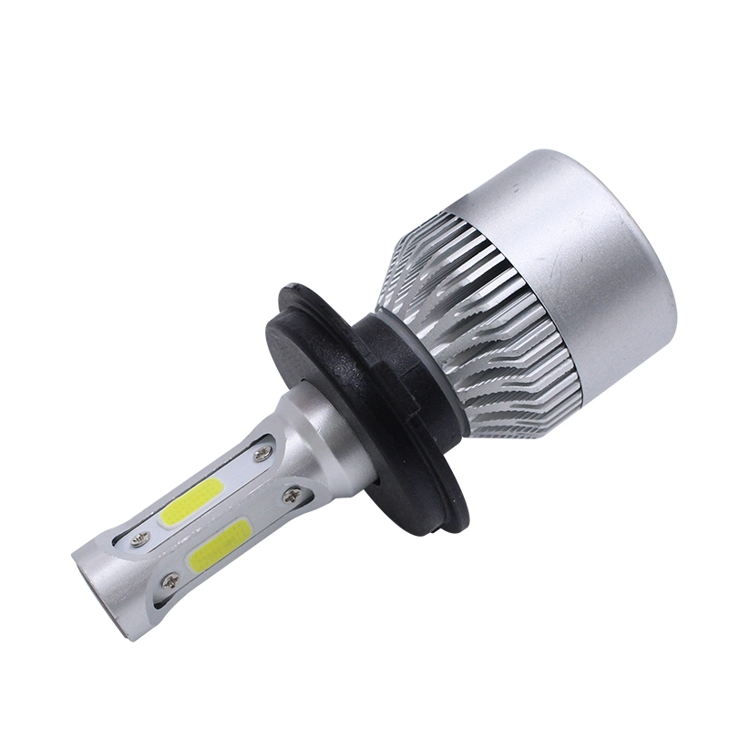 72W 8000LM S2 H4 COB CSP Faro LED 6500K Luz Hi-Lo coche faros LED Lámpara Luz antiniebla Faros 12V