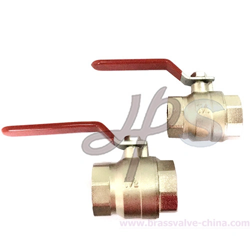 Ce Approved Brass Ball Valve with Butterfly Handle or Steel Long Lever Handle