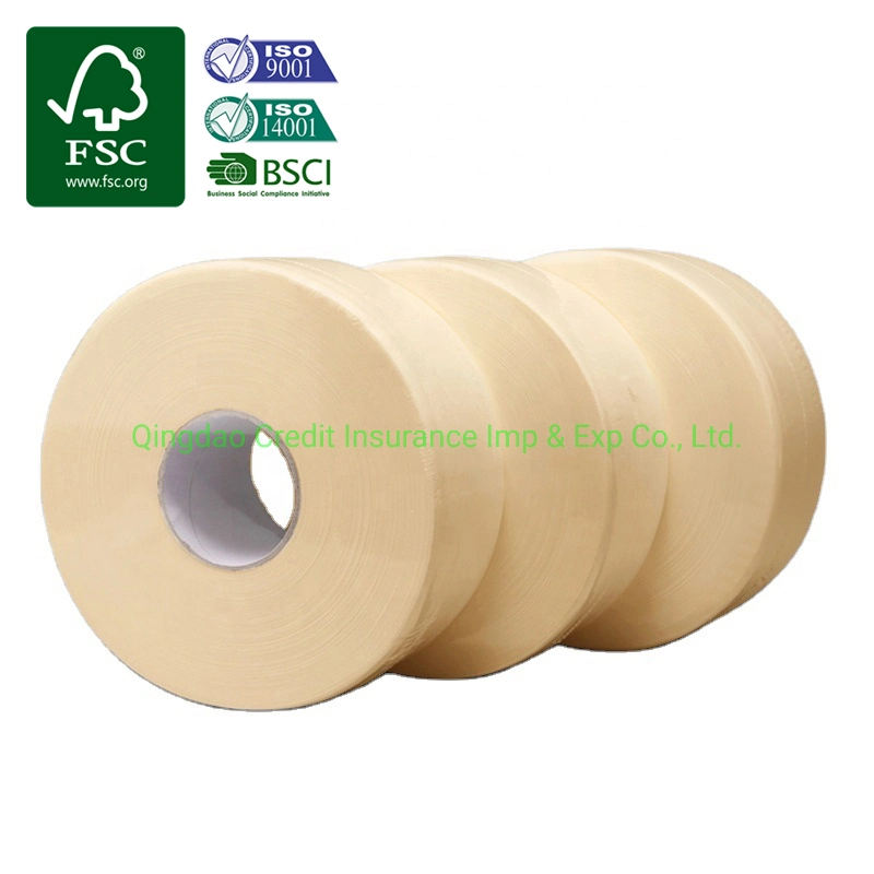 Wc Fsc papel higiênico Rolo jumbo crus de Negócio Papel higiénico Jumbo de bambu