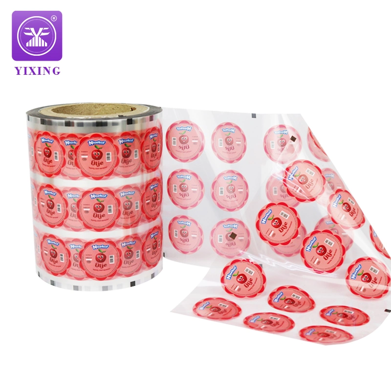 Pet/PP/PS/PE Laminated Plastic Ketchup Yogurt Jelly Cup Lid Sealing Film