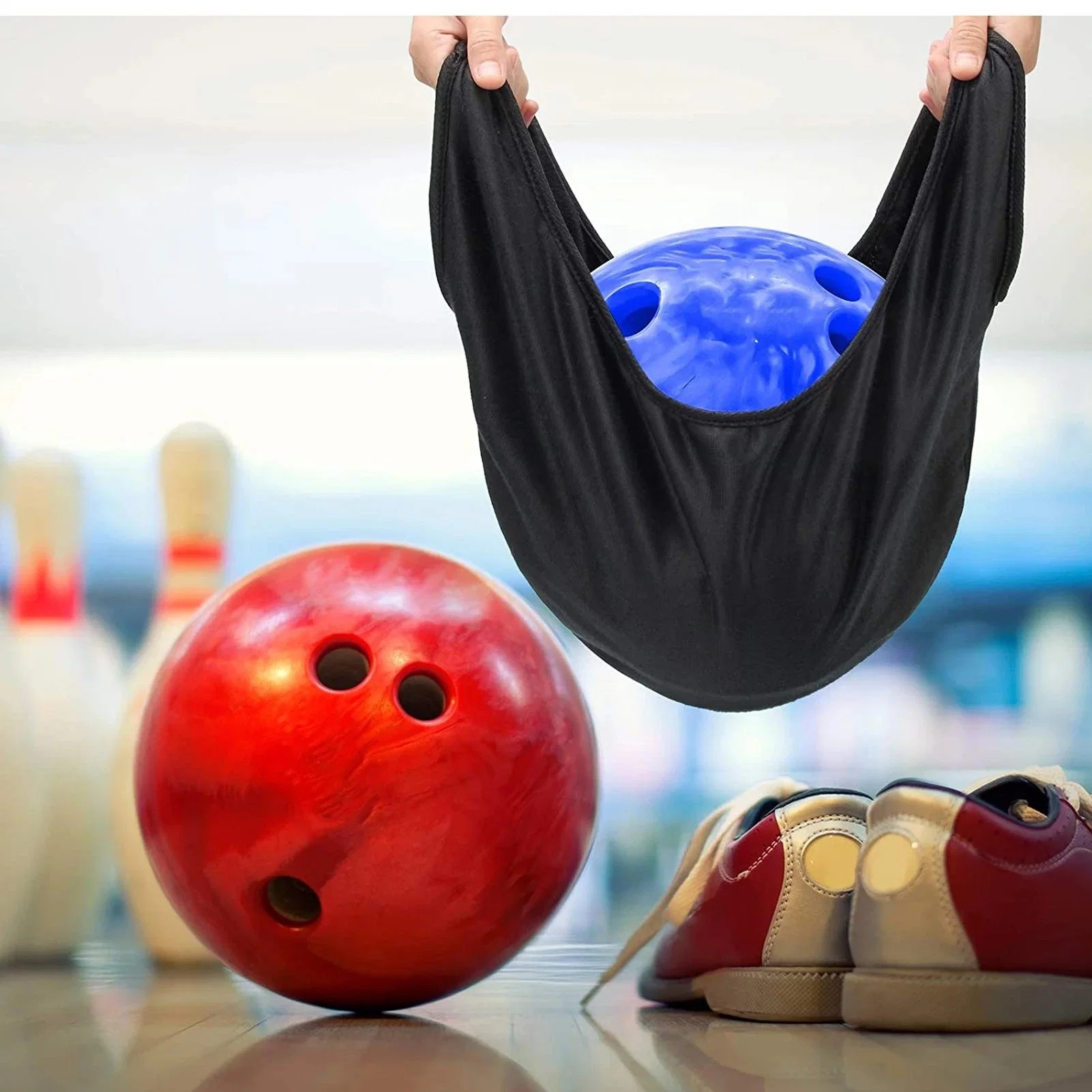 Custom Logo Durable Bowling Ball Bag Storage and Cleaner Holder