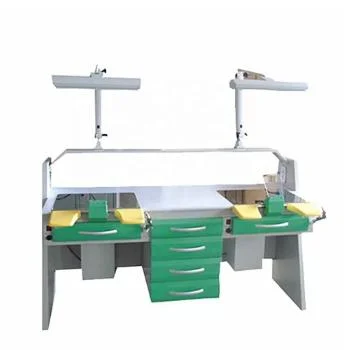 El metal de acero inoxidable equipos dentales de laboratorio dental Workbench Tabla