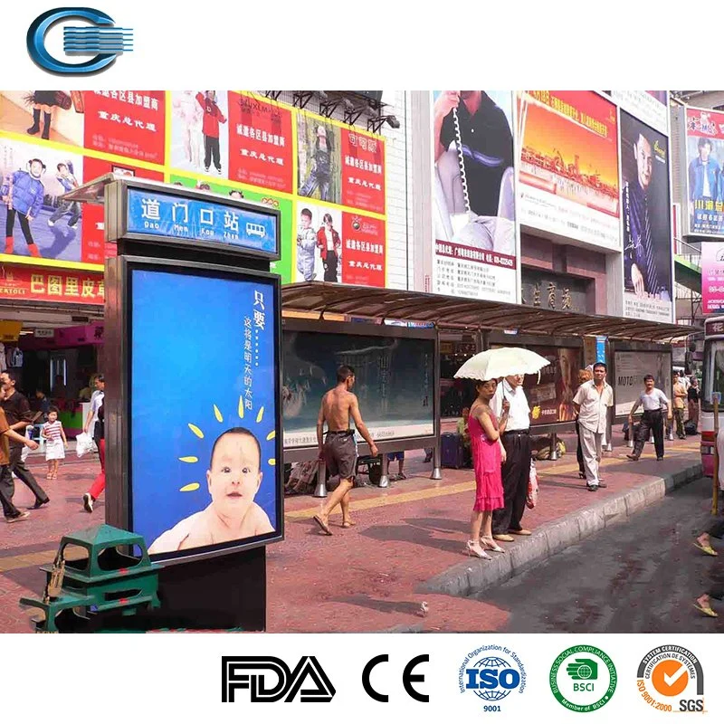 Huasheng Sign Profile Backlit Fabric Advertising Lightbox Advertising Light Box LED