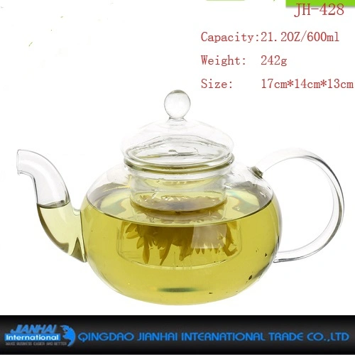 Daily Use Exquisite Hot Selling Glass Bottle Tea Pot