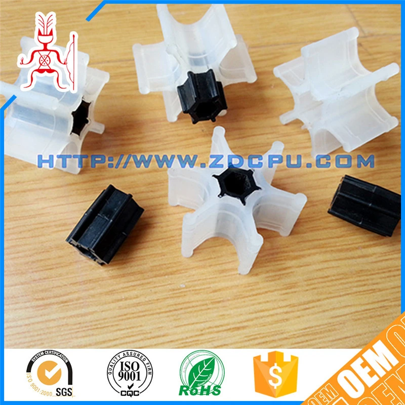 Custom Made Various Size NR Rubber Water Pump Impeller