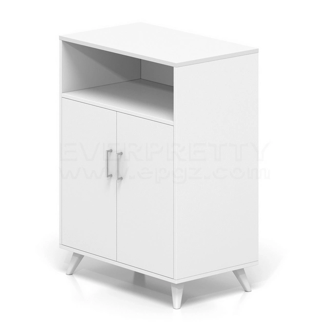 Library and School Stem Room Art Room Music Classroom Multimedia Classroom Office Furniture Wooden Moving Intensive Rack Filing Cabinet with 2 Door and Drawer