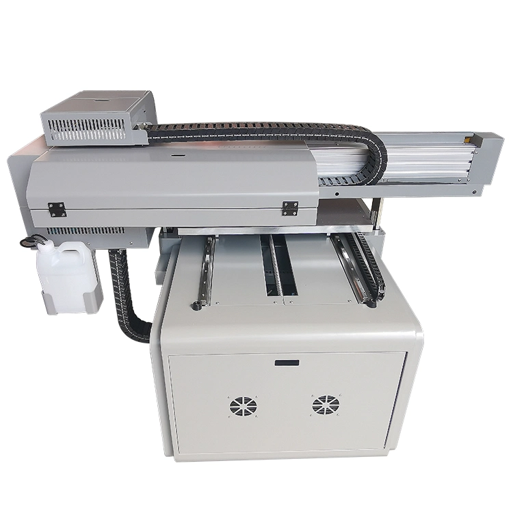 جهاز طباعة سطح المكتب A1 3 Heads UV Printer Flat Bed