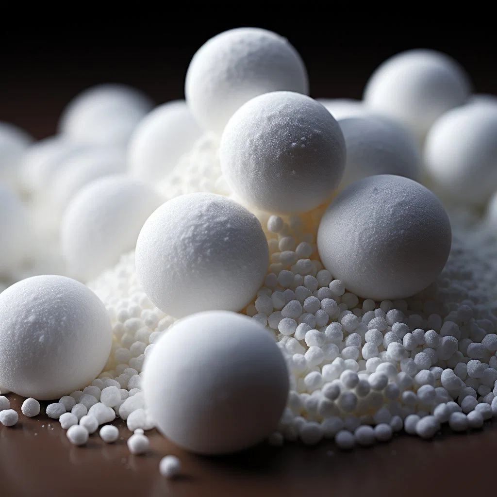 Highly Porous Industrial Grade Activated Alumina Balls (Surface Area &ge; 200m&sup2; /g) Chemical Industry Essential