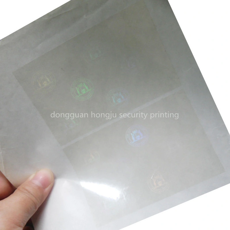 Security Custom ID Card Size Thermal UV Laminate Transparent Hologram Lamination Pouch Film