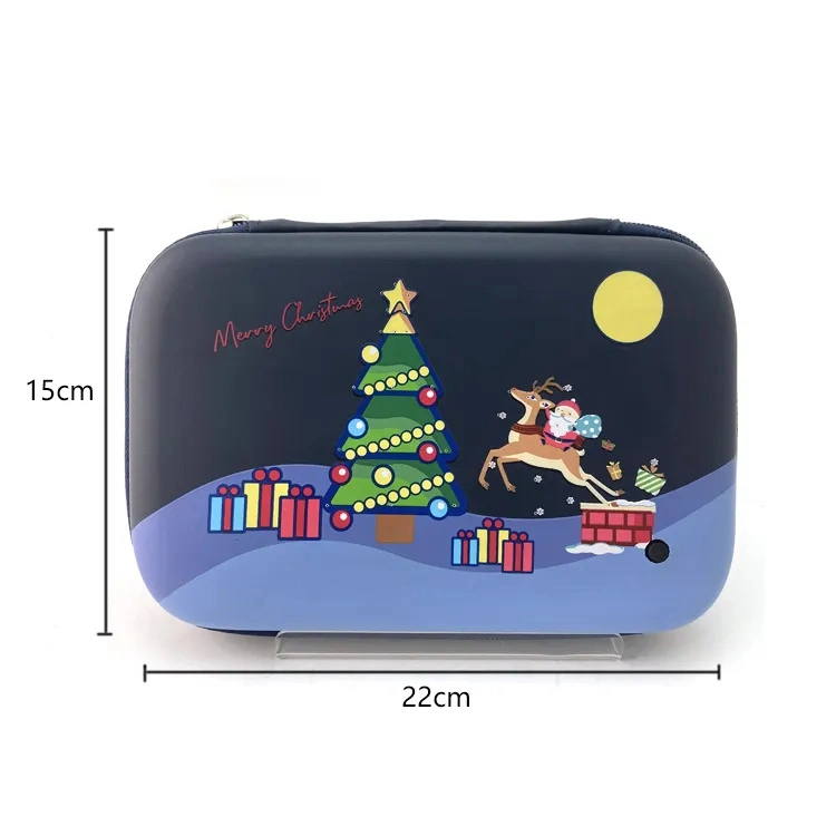 Wholesale/Supplier Large Capacity Students School Pencil Case EVA Pencil Case Bag Christmas Stationery Gift for Kids