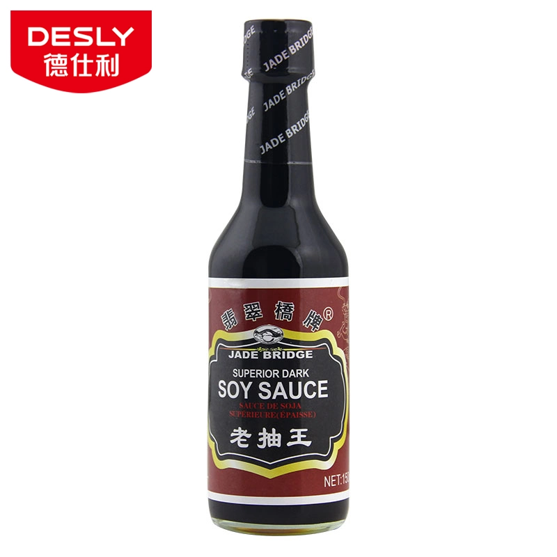 Manufacturer Traditional Fermented 500 Ml Superior Dark Soy Sauce for Chain Supermarkets