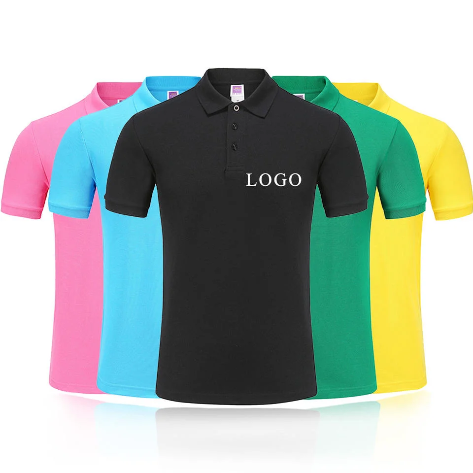 High Quality Unisex Custom Logo Embroidery Cotton Polo Golf Shirt