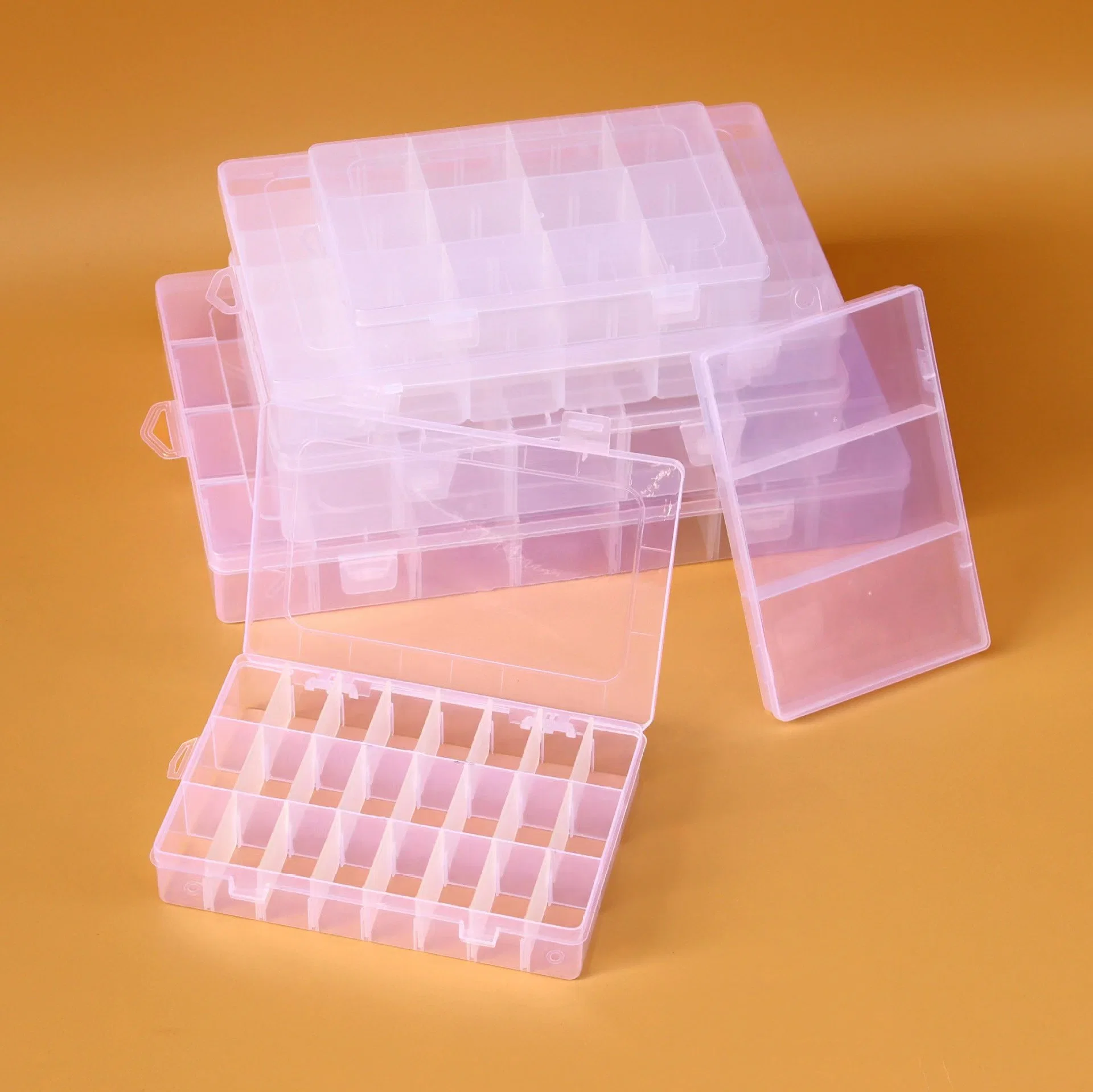 Jewelry Jewelry Earrings Sorting Plastic Partition Transparent Storage Box