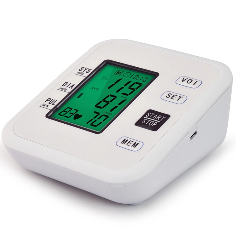 Moniteur de pression artérielle numérique optimal automatique du bras supérieur BP Moniteur de pression artérielle de prix machine