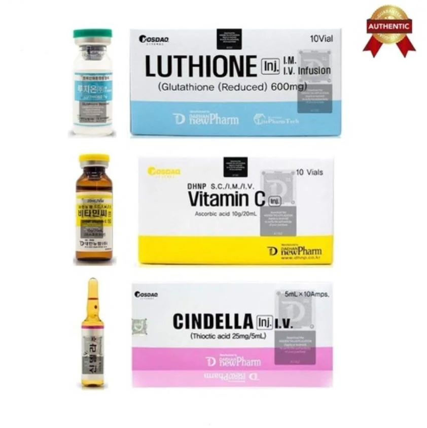 Luthione Vitamin C + Cindella Whitening Injection for Skin