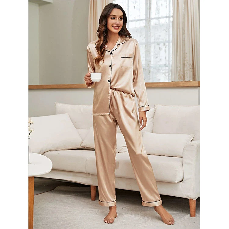 Reduce Friction Anti-Aging 100% Mulberry Silk Pajamas High quality/High cost performance  Sexy Custom Style Silk Women Shorts Woven Satin Plain Dyed