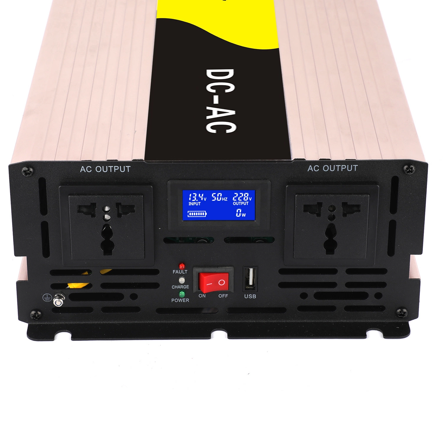 2000W USV 12V/24V/48 110V/220V DC Pure Sinus Wave Power Inverter Mit Ladegerät