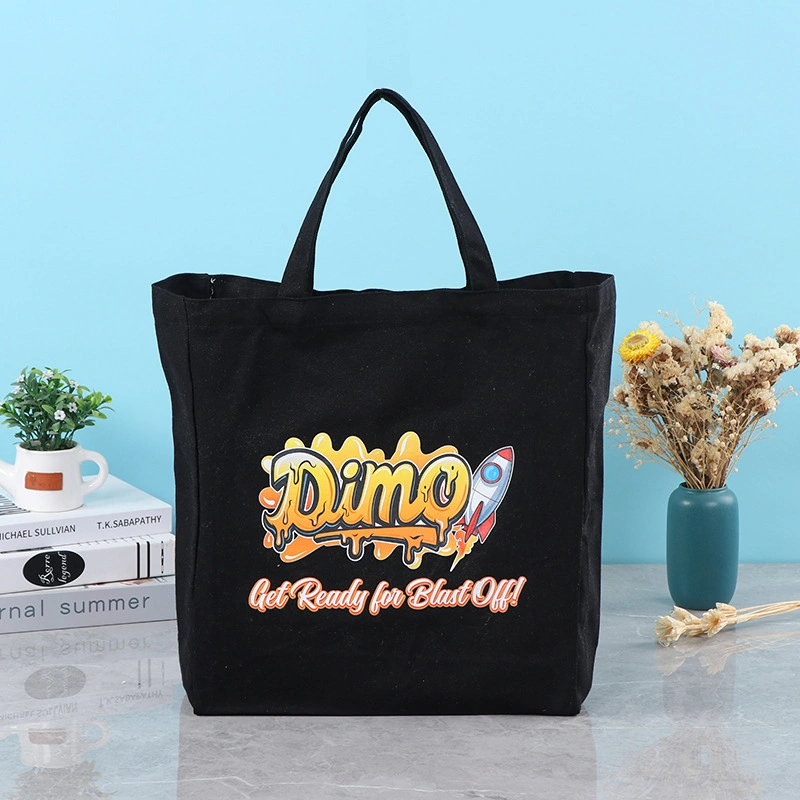 Customized Printed Wholesale/Supplier Outdoor Daily Pure Color Fashion Durable Reusable Eco-Friendly Shopping Gift Beach Organic Natural Fabric Canvas Cotton Tote Bag