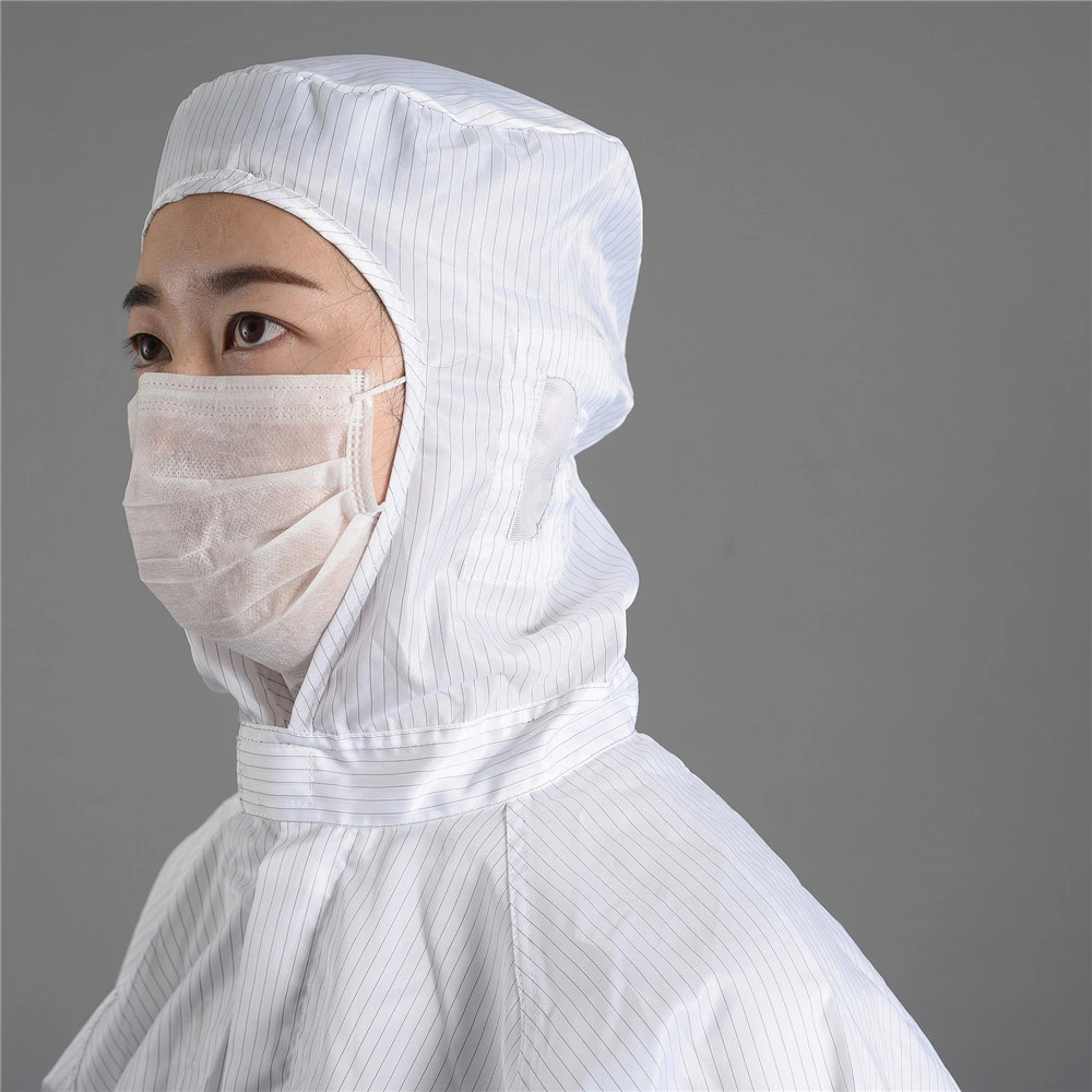 Cleanroom White Clothing Antistatic Workwear ESD Clothes